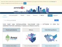 Tablet Screenshot of partecipami.it
